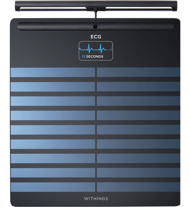Withings Body Scan — smart scale with retractable ECG handle
